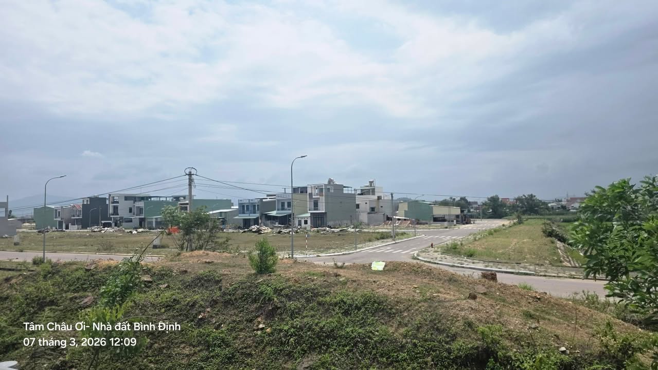 Đất nền 100m² tái định cư An Nhơn, Bình Định - Sổ đỏ sẵn sàng giao dịch
