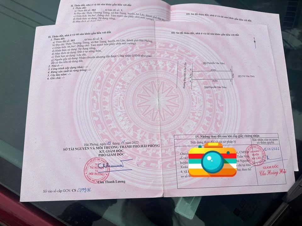 Đất nền An Lão 85m² - Tiềm năng tăng giá vượt trội!