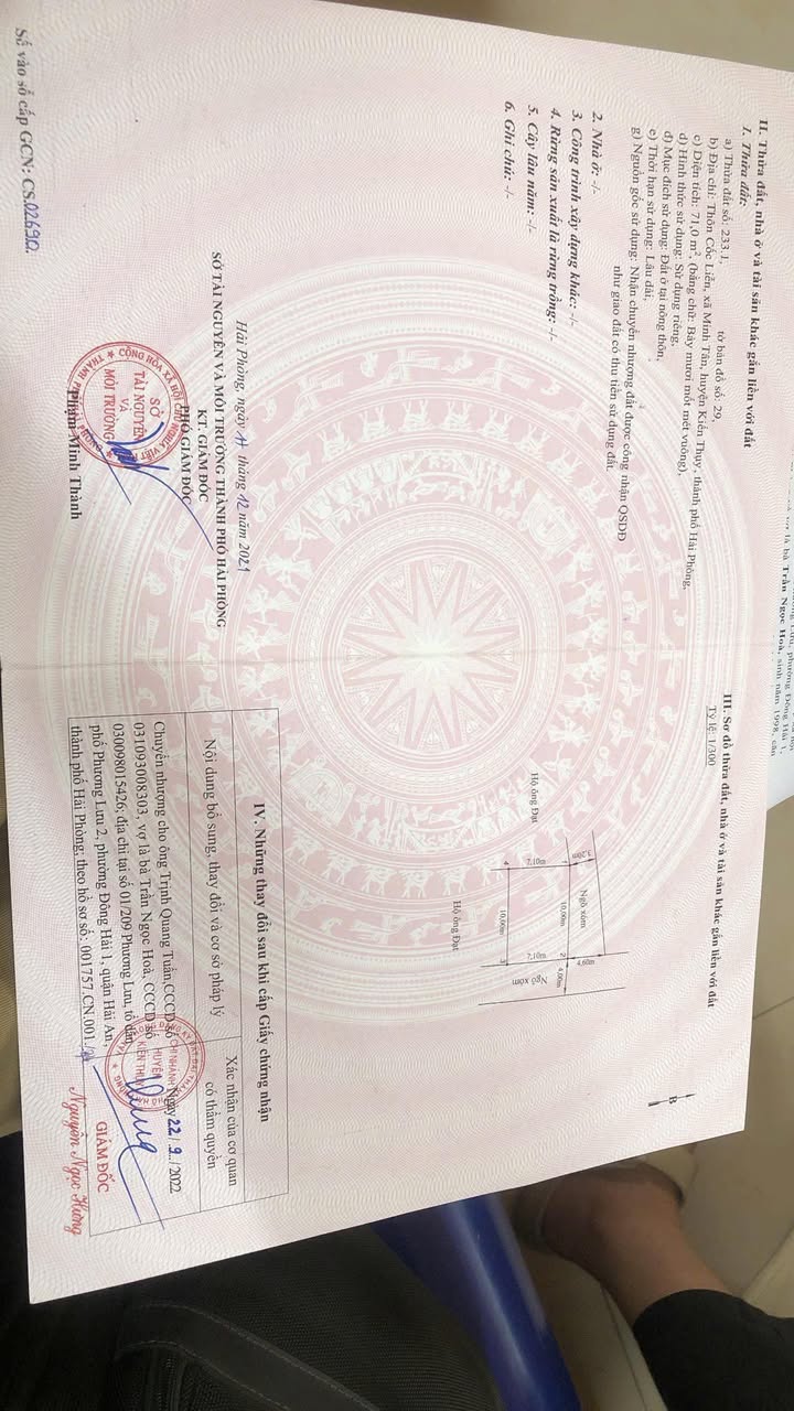 Đất nền Kiến Hưng 71m² - Lô góc, tiềm năng tăng giá!