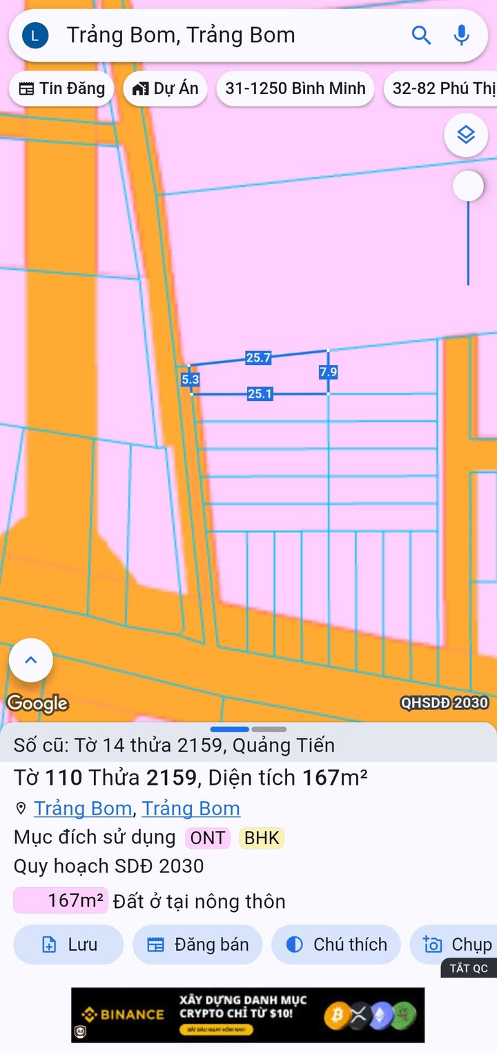 Đất Trảng Bom Đồng Nai 132m² - Sổ Đỏ Sẵn Sàng, Gần QL1A