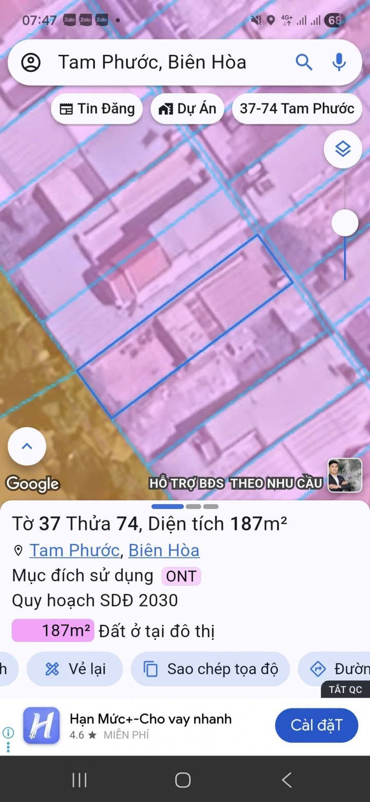 Đất Vàng Tam Phước 189m² - Tặng Nhà Cấp 4, Giá 5.5 Tỷ Chính Chủ