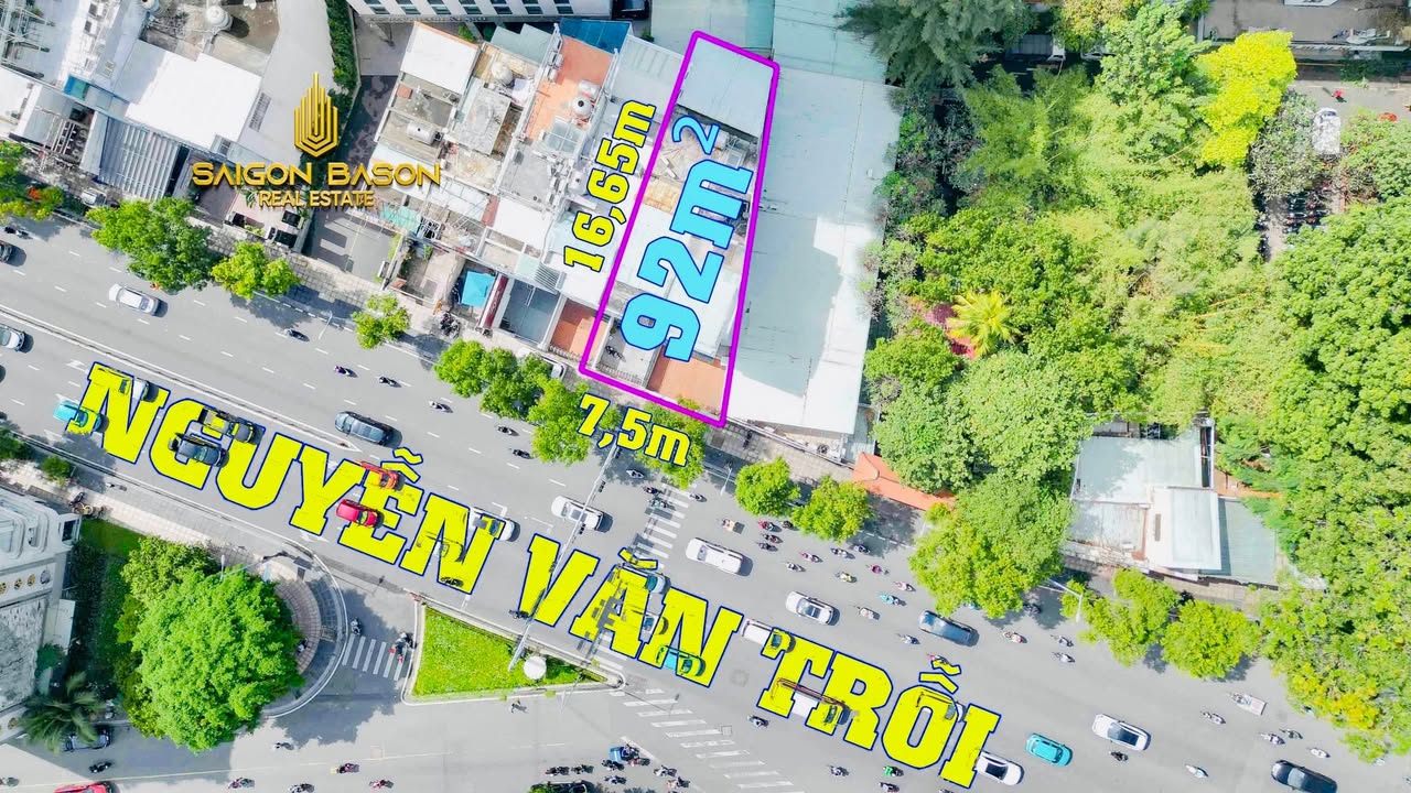 Nhà phố Nguyễn Văn Trỗi, Phú Nhuận 287m² 50 tỷ - Mặt tiền kinh doanh