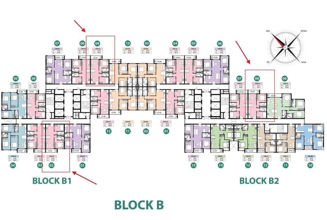 Căn hộ 2PN 54m² MT QL13, Bình Thạnh - View Landmark 81, Công viên