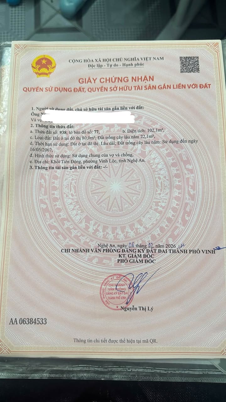 Đất nền Nghi Xuân 98.6m² 3.x tỷ - Tiềm năng tăng giá vượt trội!