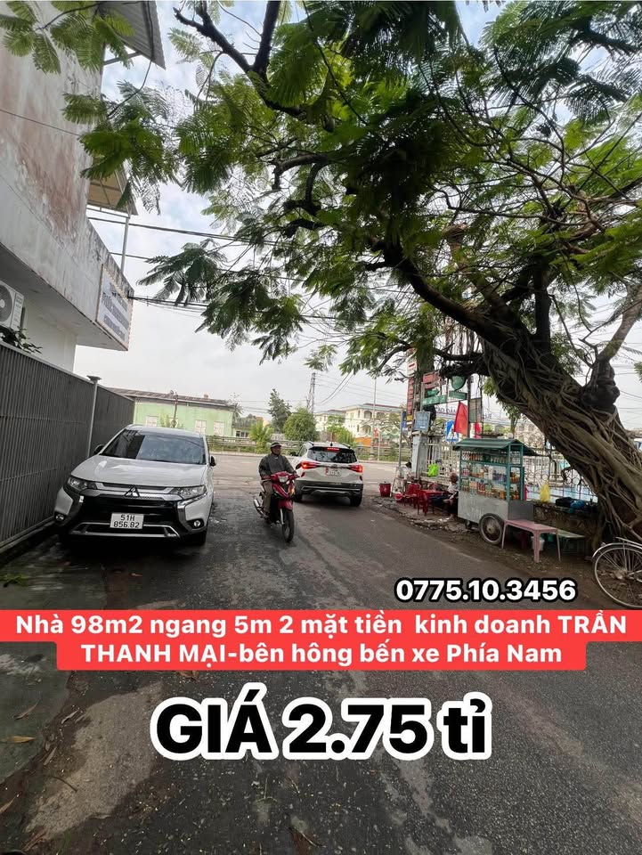 Nhà 2 Mặt Tiền Trần Thanh Mại, Huế - Kinh Doanh Ổn Định, 98m², 2.75 Tỷ
