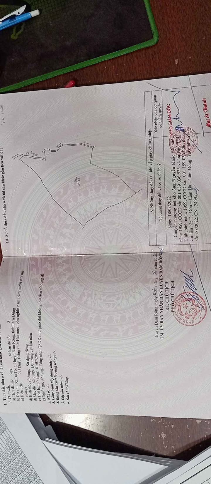 Đất nền Đạ Tông, Lâm Đồng 2.5ha giá 1.2 tỷ - Sổ hồng trao tay!