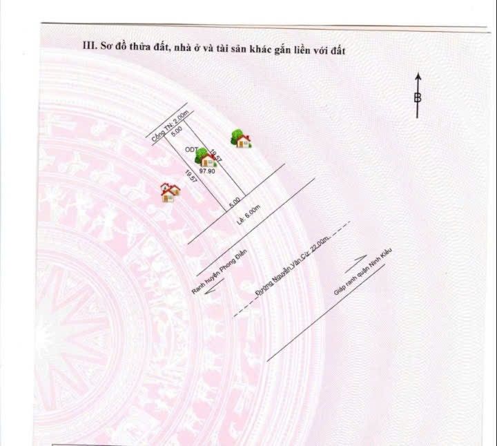 Đất nền Nguyễn Văn Cừ Cần Thơ 97.9m² - Vị trí đắc địa, kinh doanh sầm uất!