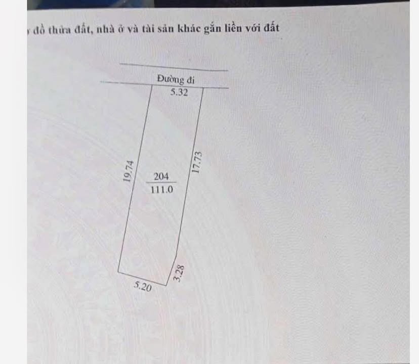 Đất nền Trần Phú, TP Bắc Giang 111m² 1 tỷ - Đường to ô tô