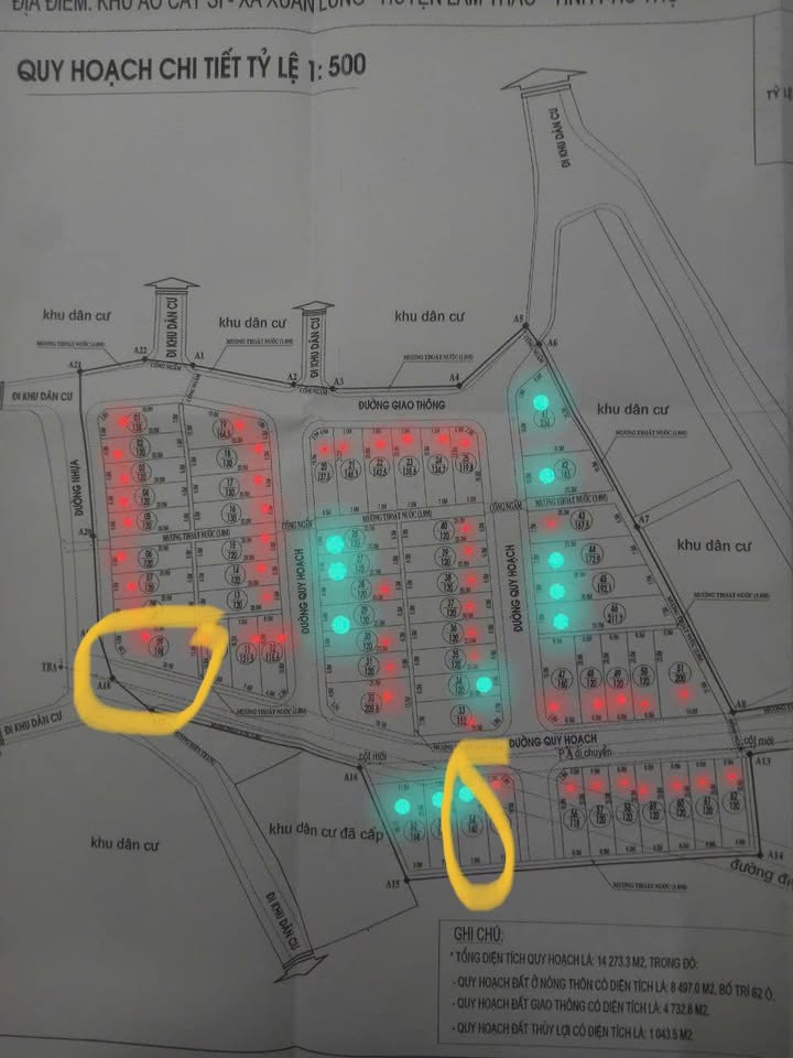 Đất nền Xuân Lũng, Lâm Thao 198m² - Lô góc, mặt tiền rộng, sổ đỏ sẵn