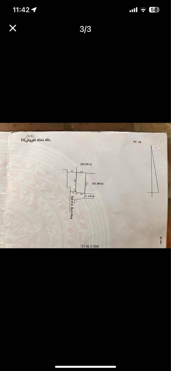 Đất kiệt 228 Bạch Đằng, Huế - 67.7m² Sổ đỏ, gần chợ Đông Ba