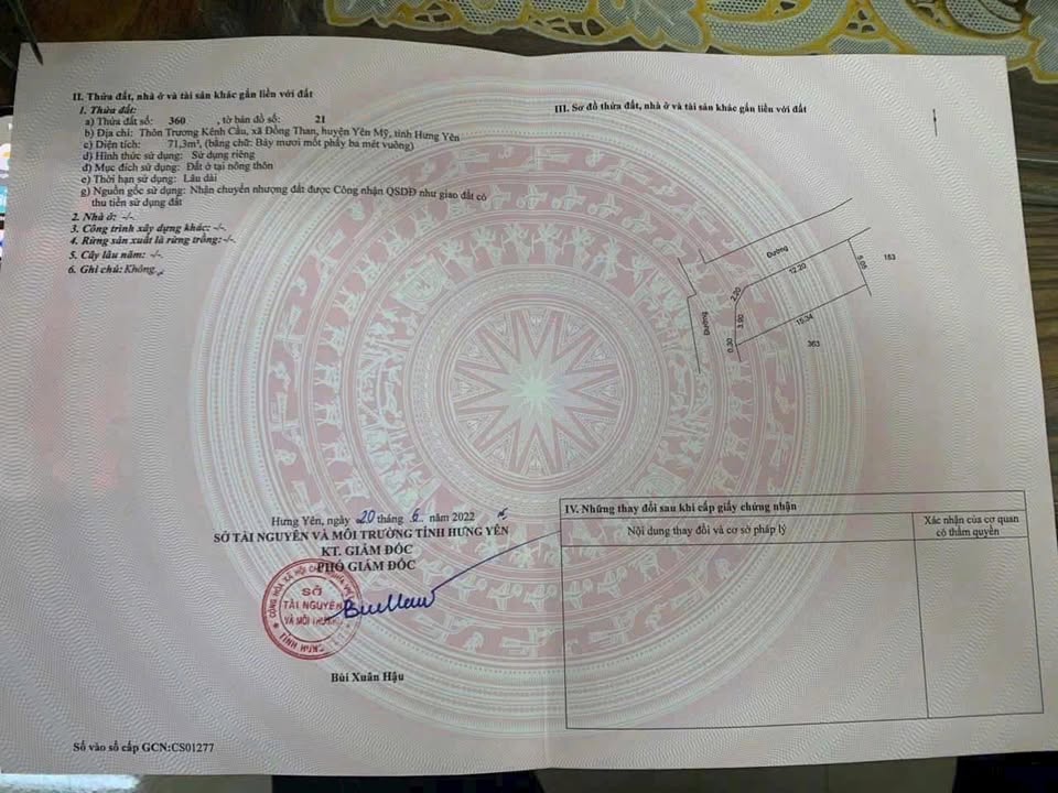 Bán Đất Lô Góc Trương Kênh Cầu, Đồng Than - 71.3m², Sẵn Sổ Đỏ