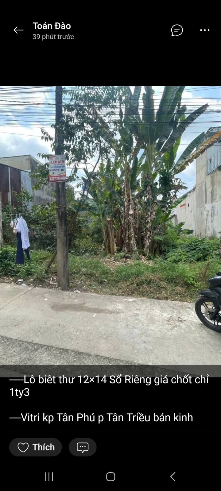 Bán gấp Townhouse Biên Hòa 168m² Sổ đỏ, 1.3 tỷ - KDC Tân Phú