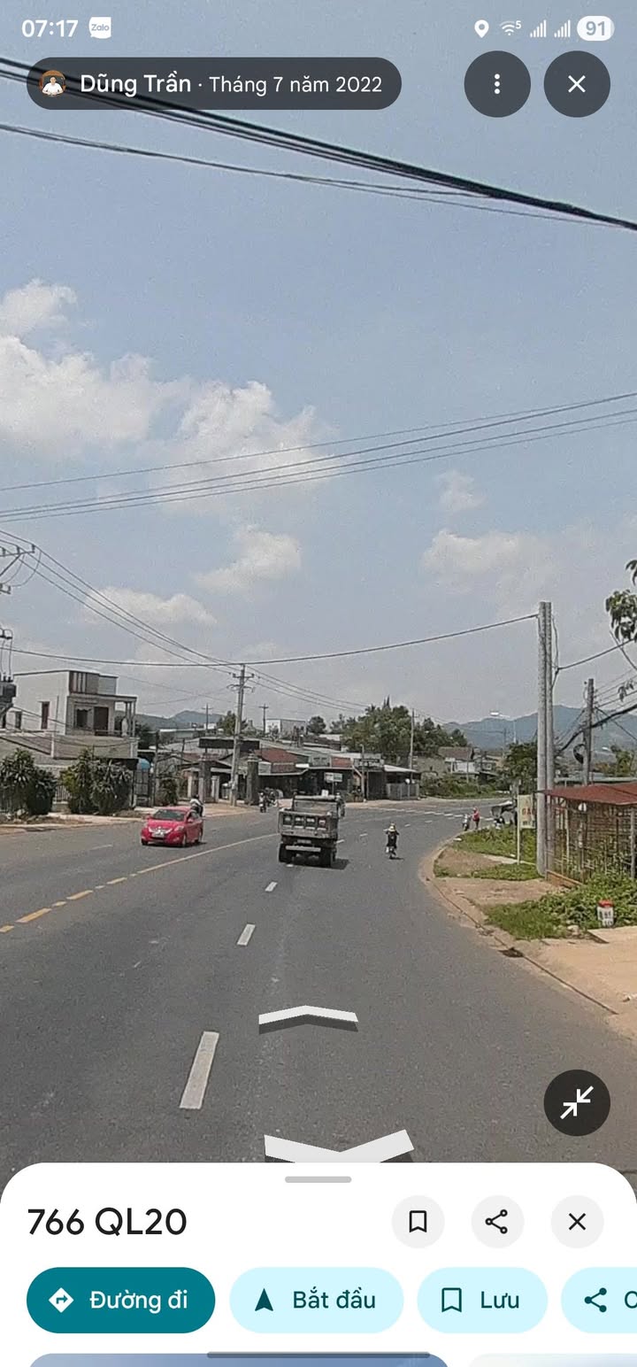 Đất nền QL 20 Lộc Châu Bảo Lộc 325m² - Đất thổ cư 100%