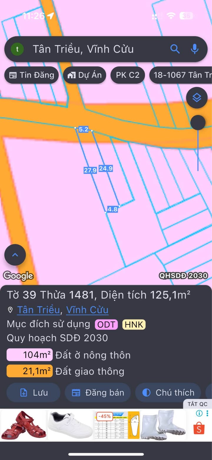 Bán Gấp Nhà Phố Mặt Tiền Đồng Khởi, Biên Hòa - 2 Lô 270m² Kinh Doanh