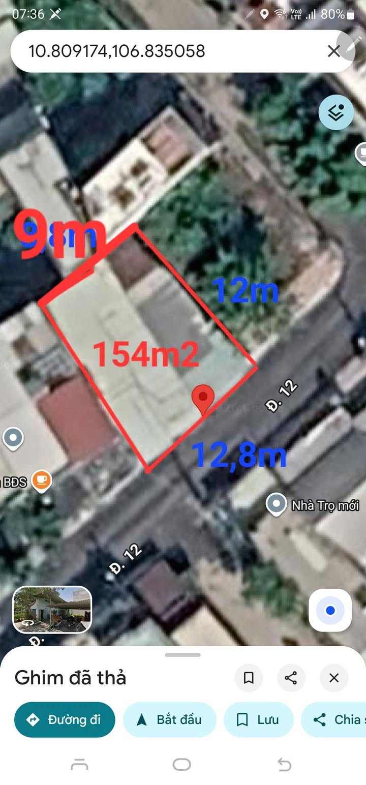 Đất nền Đông Tăng Long Thủ Đức 154m² - Sổ đỏ chính chủ, giá tốt!