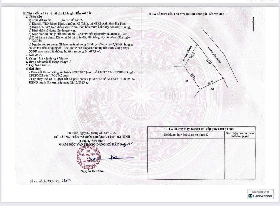 Đất Nền Kỳ Anh - Lối 2 Trần Phú, Đường Nhựa 2 Ô Tô, 660m², Giá 2 Tỷ