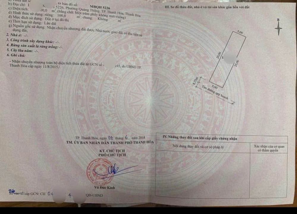 Đất nền 100m² Phường Quảng Thắng - View Công Viên, Kinh Doanh Đa Ngành