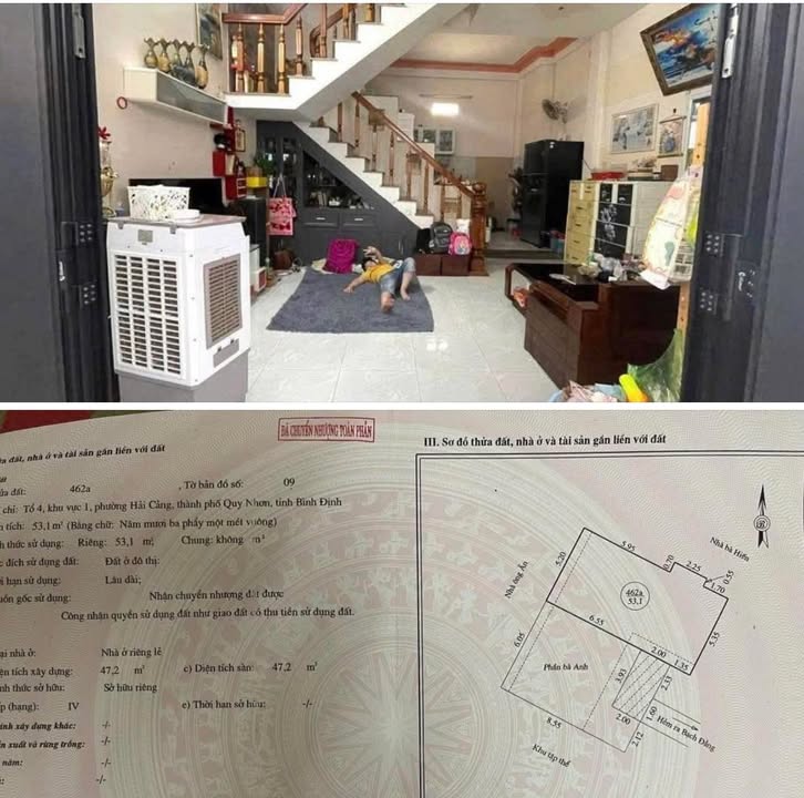 Nhà riêng Hẻm Cạn Bạch Đằng Quy Nhơn 53m² - Vị trí đẹp giá tốt!