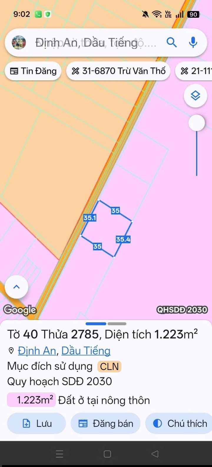 Đất Vàng 1225m² Mặt Tiền Đường Lớn Tại Thủ Đức - Sẵn Sổ Hồng