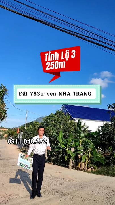 Đất nền Suối Dầu Cam Lâm 1017m² - Sổ đỏ sẵn sàng, chỉ 763 triệu