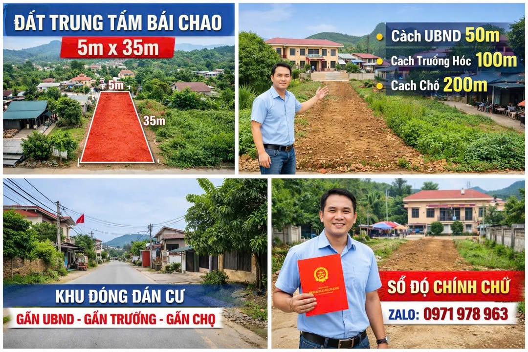 Bán Đất Chính Chủ 180m² Xã Mường Động, Phú Thọ - Sổ Đỏ Sẵn Sàng