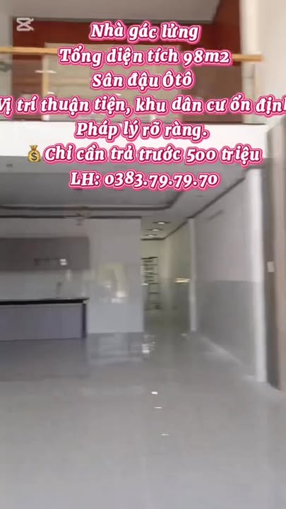 Nhà gác lửng Thạnh Phú, Vĩnh Cửu 98.1m² - Ô tô vào tận nhà, nhận ngay!