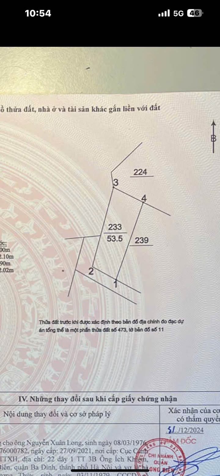 Đất Lô Góc Chu Huy Mân, Long Biên - 54m² Sổ Đỏ, Giá Hơn 6 Tỷ