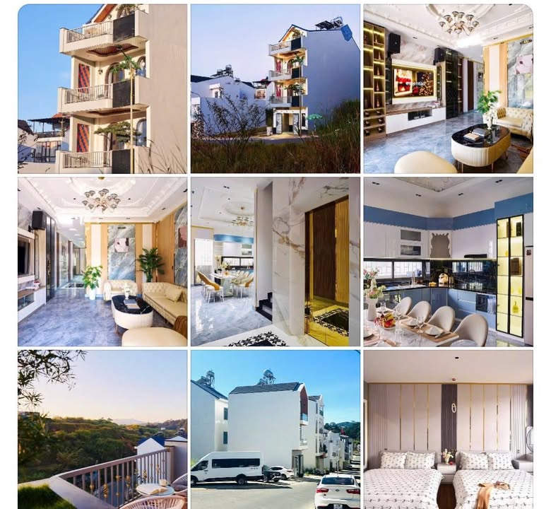 Nhà 95.5m² Đà Lạt, 6 PN, Thang Máy, View Rừng Thông - 12.9 Tỷ