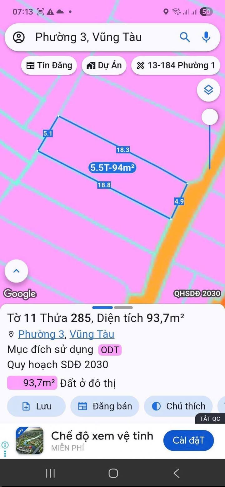 Đất nền Trương Công Định Vũng Tàu 106m² – Nở hậu tài lộc, gần Bãi Trước!