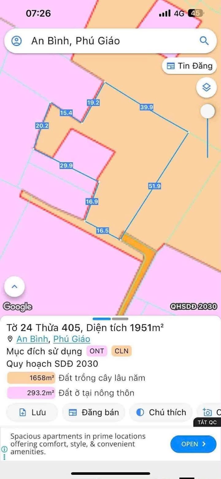 Bán Đất Vườn 7200m² Củ Chi - Sổ Đỏ Vuông Vắn, Cách DT741 150m