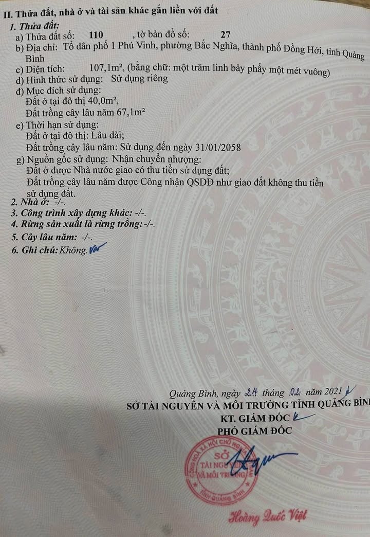 Đất Bắc Nghĩa Đồng Hới - 111m² Gần Ngã 4 Chó, Sổ Đỏ Sẵn Sàng