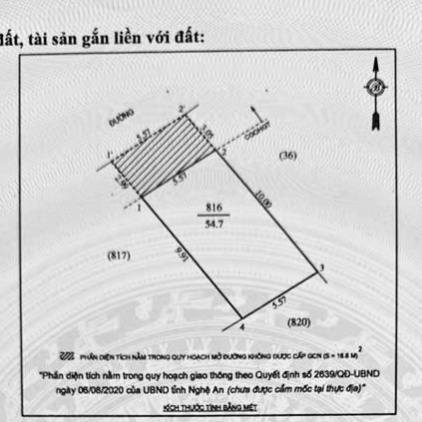 Đất Nghi Đức, Nghi Lộc 55m² - Tiềm năng tăng giá vượt trội!
