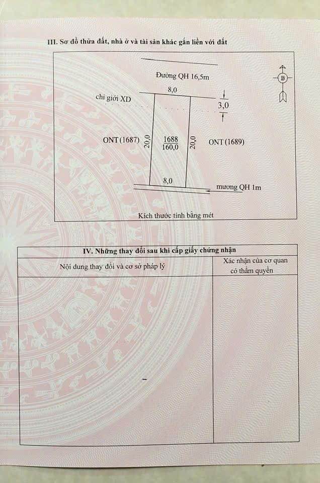 Đất nền Tân Kỳ, Nghệ An 160m² - Đất thổ cư 100%