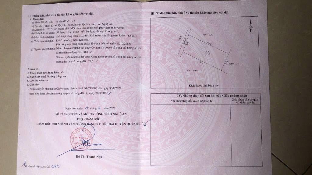 Đất Nền Quỳnh Lưu 152m² - Sổ Đỏ Rõ Ràng, Giá Tốt