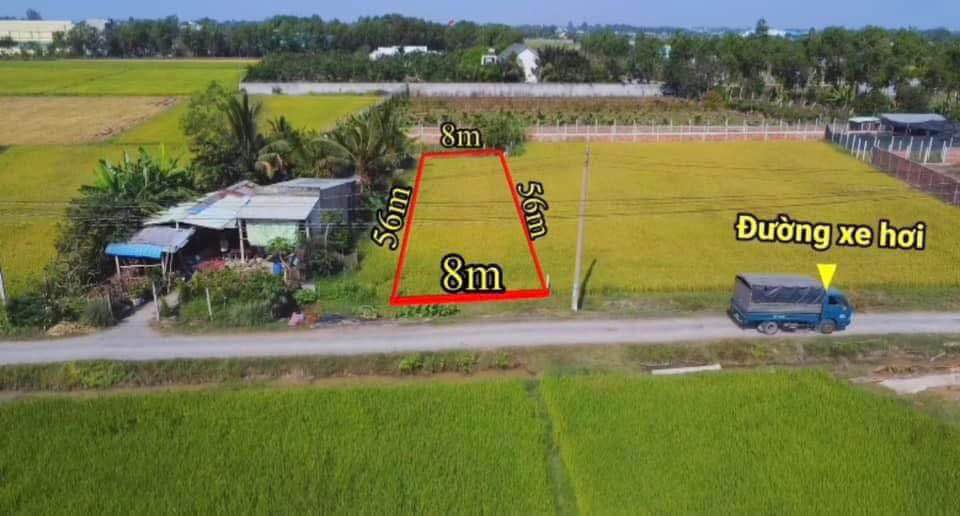 Đất Vườn 448m² Mặt Tiền Đường Xe Hơi, Sổ Hồng Chính Chủ Tại Đức Hòa