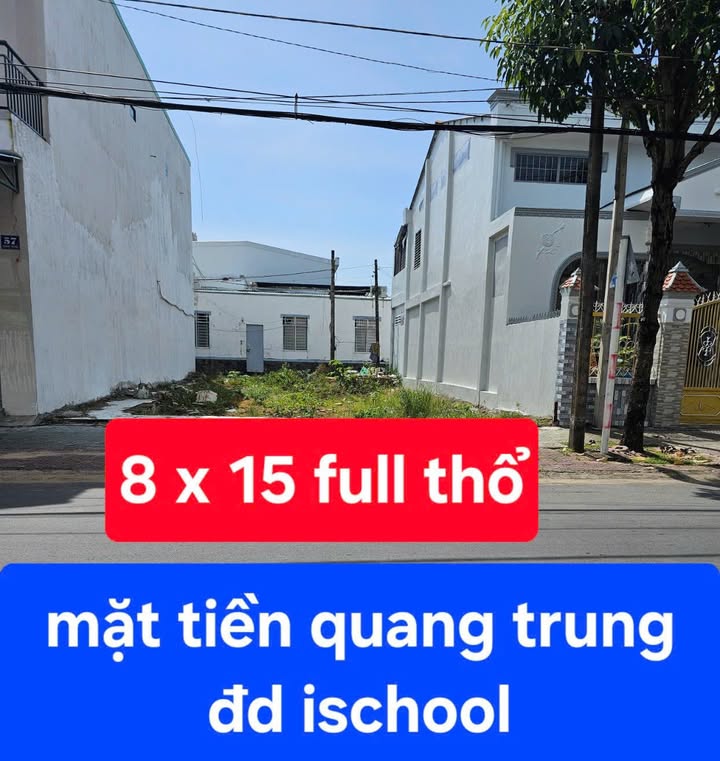 Đất nền Trà Vinh 120m² - Vị trí đắc địa, hai mặt tiền kinh doanh!
