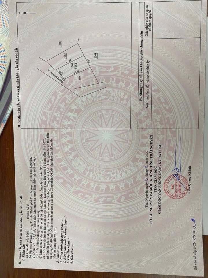 Đất nền Phổ Yên 135m² giá 8xx triệu - Tiềm năng tăng giá!