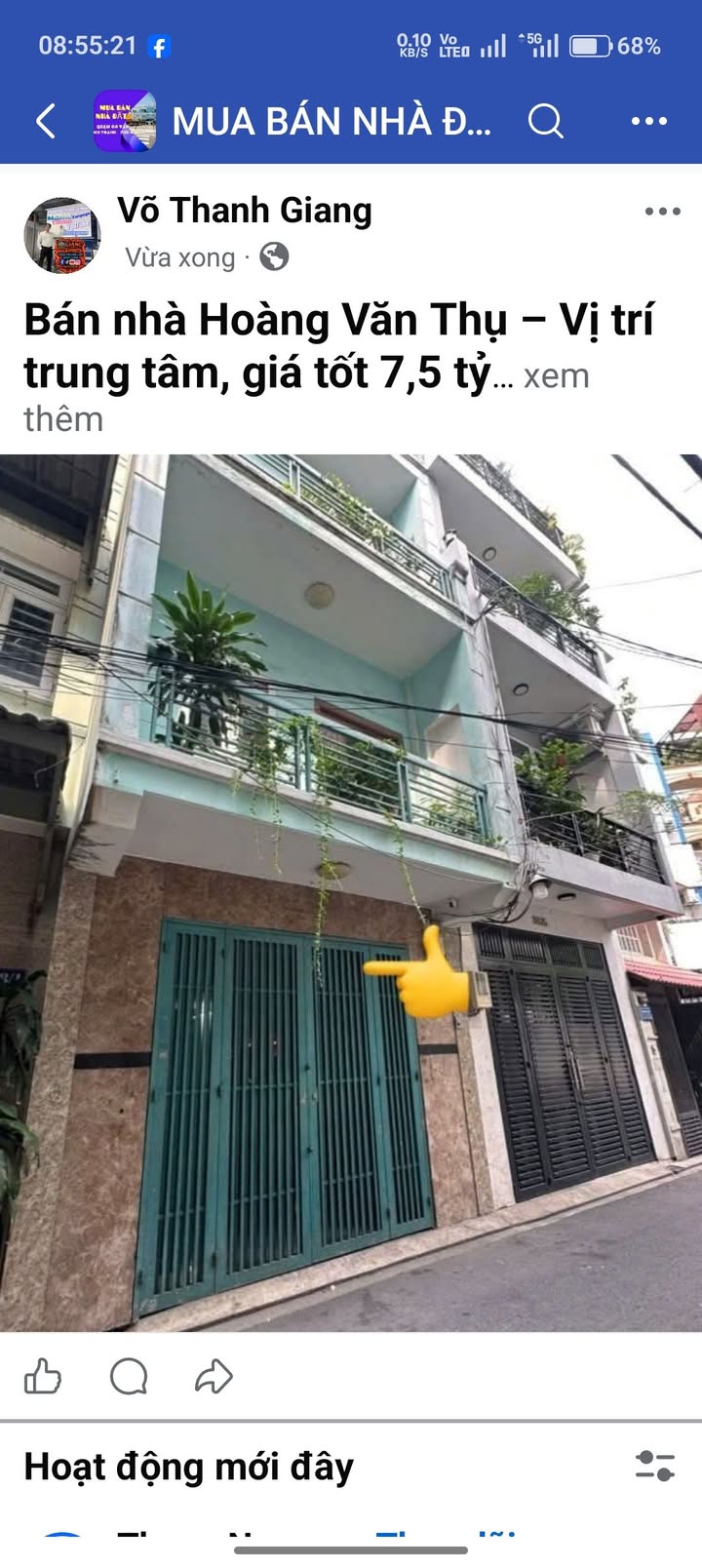 Nhà 3 Tầng Hoàng Văn Thụ, Bình Thạnh - 56.77m² - Giá 7.5 Tỷ