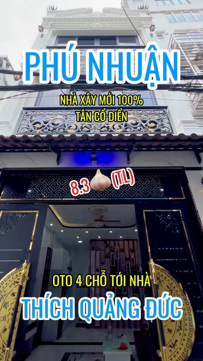 Nhà Hẻm Ô Tô Thích Quảng Đức, Phú Nhuận - 35m², 4 Tầng, Full Nội Thất