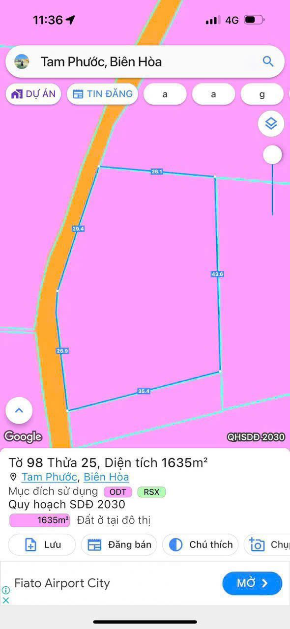 Đất Tam Phước 300m² Sổ Riêng - Ngân Hàng Hỗ Trợ Vay Cao