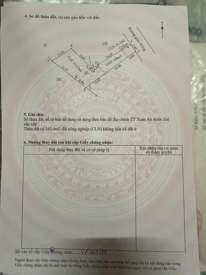 Đất nền Xuân An, Hà Tĩnh 412m² - Sổ đỏ sẵn sàng, giá đầu tư 1.55 tỷ