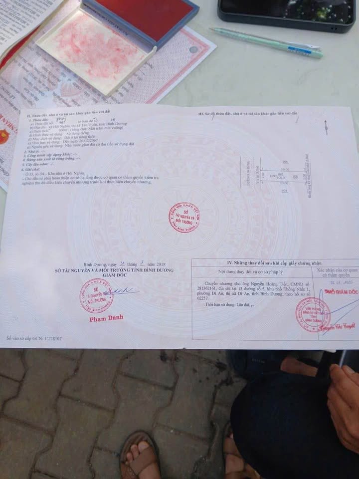 Bán Đất Thổ Cư 100m² Tân Uyên - Giá 1.5 Tỷ, Hướng Tây