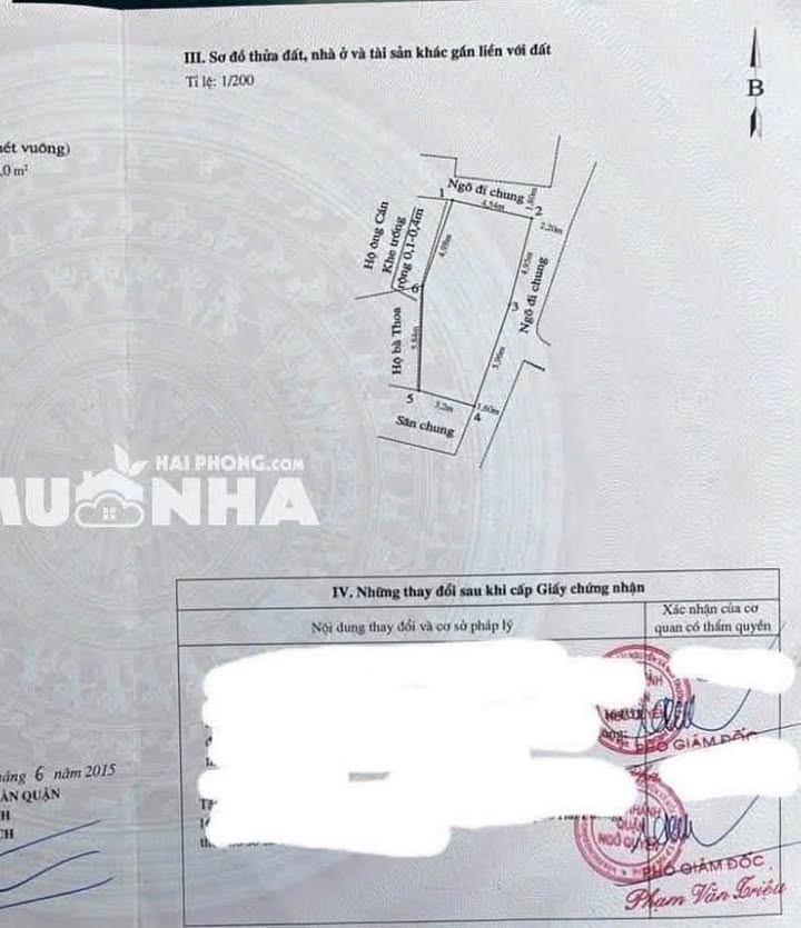 Đất Tặng Nhà 1.5 Tầng Phố Chính Lê Lợi, Ngô Quyền, Hải Phòng - 2.38 Tỷ