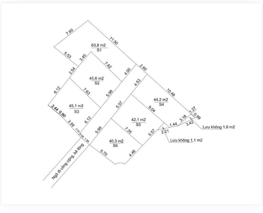 Bán Đất Chính Chủ An Dương 45.6m² Hướng Đông Nam - Giá 1.4 Tỷ