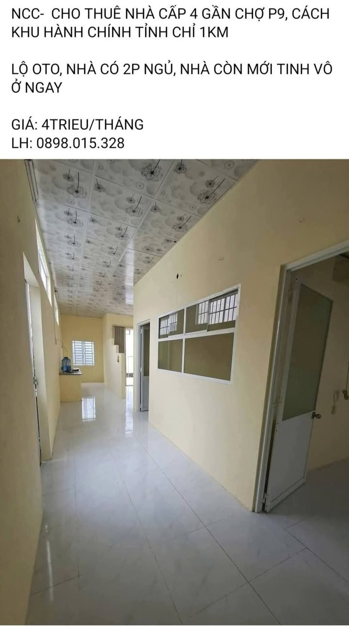 Nhà Cho Thuê Trung Tâm TP. Vĩnh Long - Vị Trí Đắc Địa