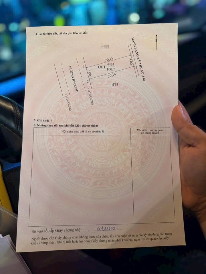 Đất nền Long Nguyên 100.7m² - Sổ đỏ chính chủ, tiềm năng tăng giá!