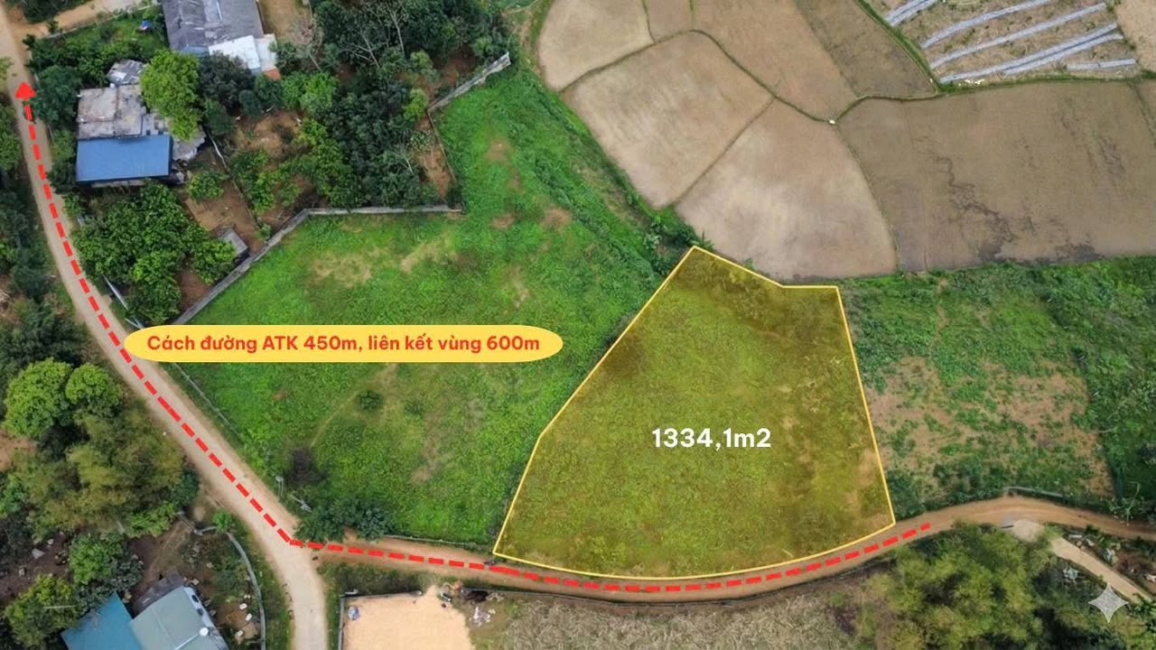 Đất nền Kim Bôi 1334m² - Sổ đỏ chính chủ, ô tô vào tận đất!