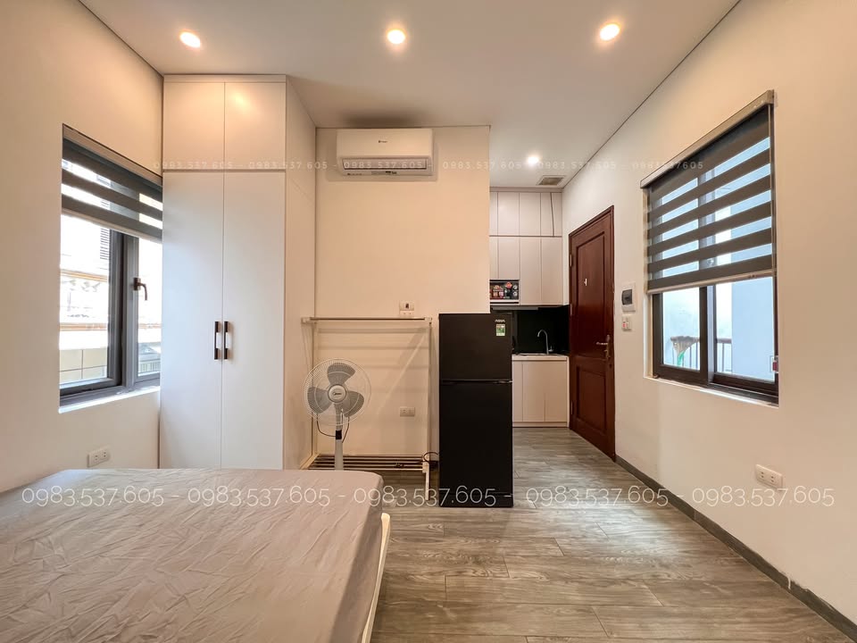 Cho thuê Studio full đồ Ngõ 279 Đội Cấn, Ba Đình - Giá từ 4 triệu