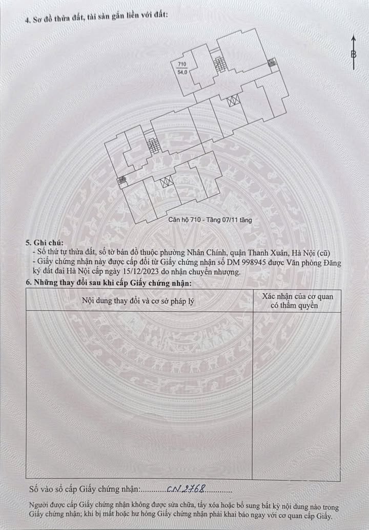 Căn hộ 54m² Văn Lương, Hoài Đức - Giá 5.x Tỷ, Chính Chủ