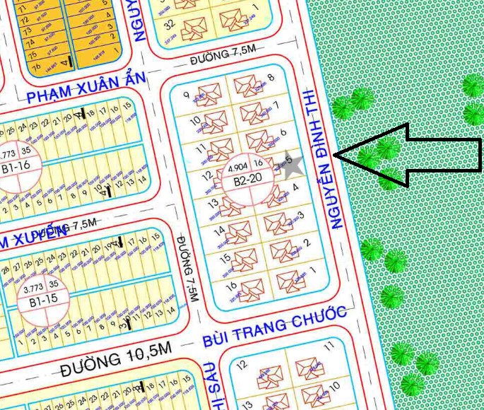 Đất Biệt Thự Nguyễn Đình Thi, Đà Nẵng - 300m² Hướng Đông Nam, Giá 19 Tỷ